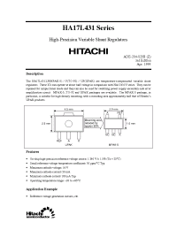 Datasheet HA17431UA manufacturer Hitachi
